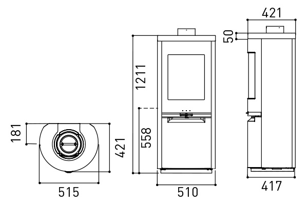 ヒタ スクルド ソープストーン 寸法図