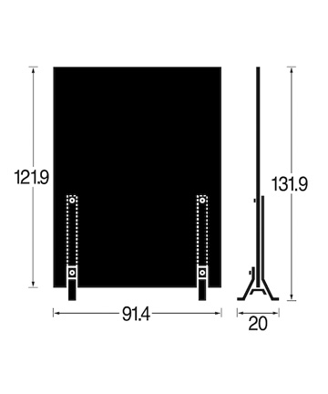 ウォールヒートシールド 1200